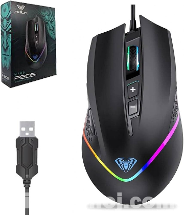 AULA F805 Wired Programmable Gaming Mouse